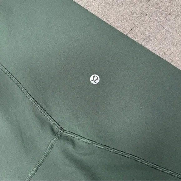 Lululemon Align Short High Rise Bike Shorts Dark Forest Green 12 NWT - Picture 6 of 8